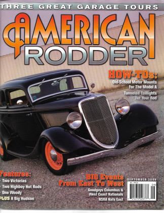 AMERICAN RODDER 2008 SEPT - '31 MODEL A VICTORIA, '48 FORD WOODIE